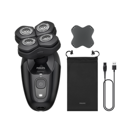 Head Shaver Pro 5000 Series HS5980/15 Būtiniausias skustuvas su „ComfortCut“ peiliukais