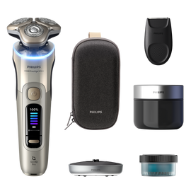 i9000 Prestige Ultra XP9403/31 Drėgno ir sauso skutimo skustuvas su „SkinIQ Pro“