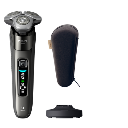 i9000 X9002/10 Drėgnojo ir sausojo skutimo skustuvas su „SkinIQ“