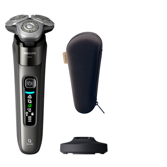 i9000 X9002/10 Drėgnojo ir sausojo skutimo skustuvas su „SkinIQ“