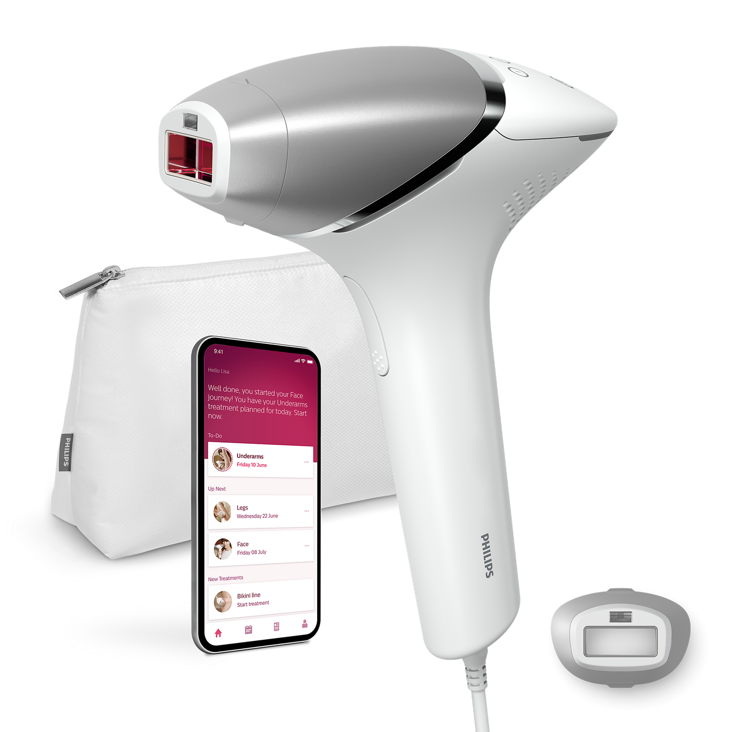 Lumea IPL 8000 Series BRI940/00 IPL plaukelių šalinimo prietaisas su „SenseIQ“