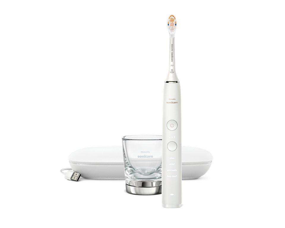 DiamondClean 9000 HX9911/19 „Sonic“, elektrinis dantų šepetėlis su programa