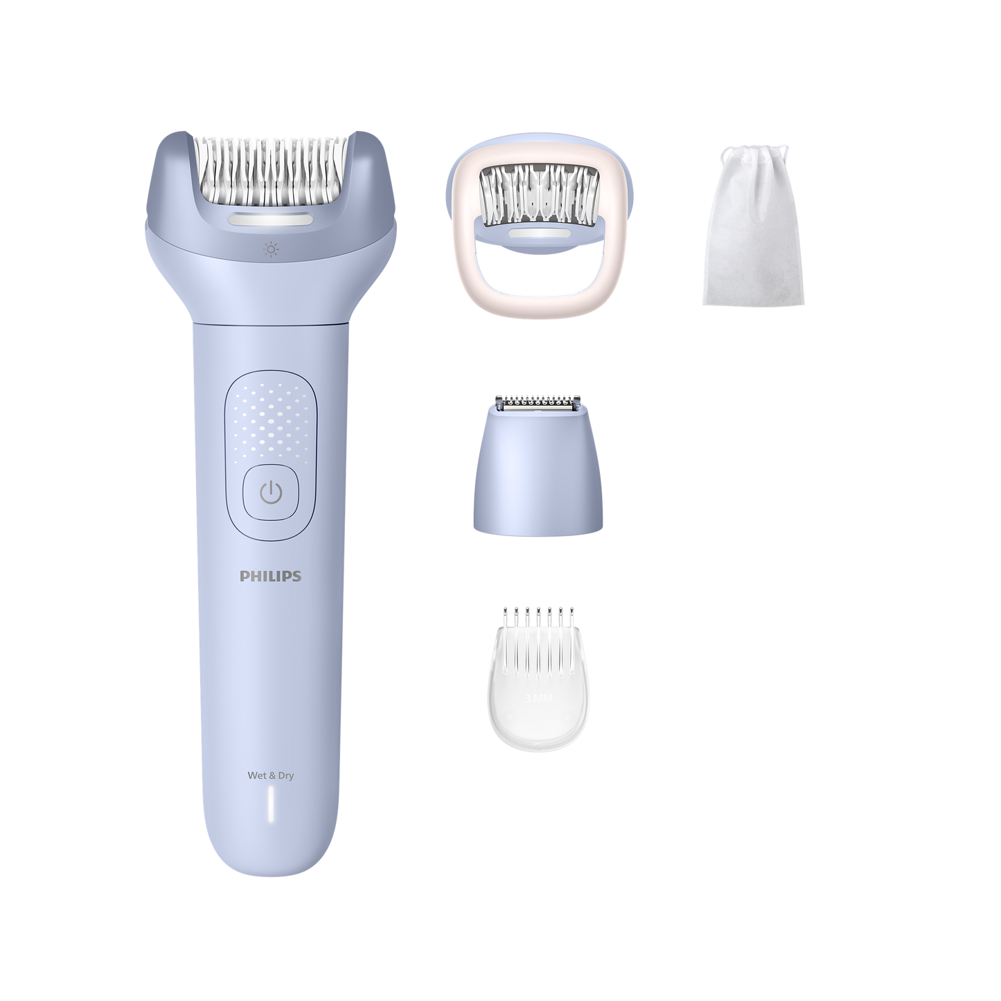Epilator Series 8000 BRE711/00 Belaidis epiliatorius; sausam ir drėgnam naudojimui