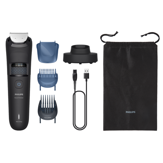 Beard Trimmer 5000 Series BT5780/15 Barzdos modeliavimas su plaukų rinkikliu
