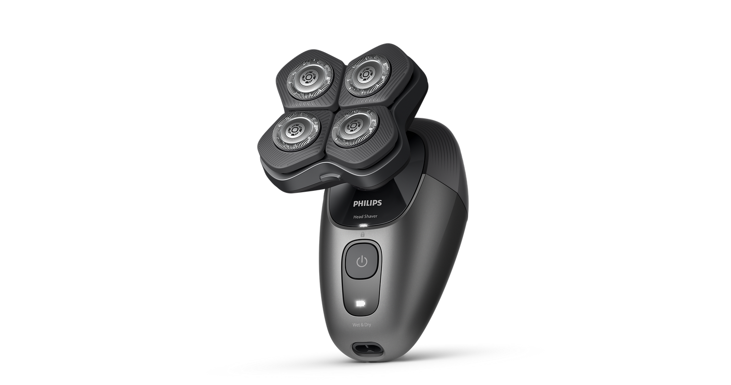 Head Shaver Pro 7000 Series HS7980/15 Pažangus skustuvas su 90 min. veikimo laiku