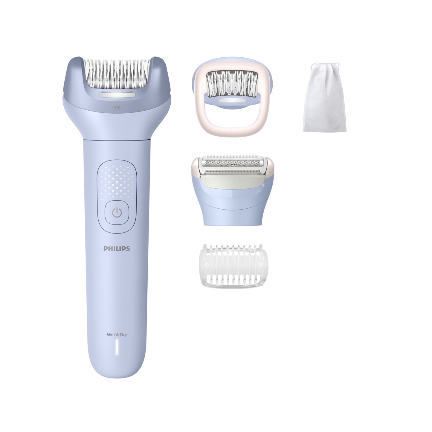 Epilator Series 8000 BRE709/00 Belaidis epiliatorius; sausam ir drėgnam naudojimui