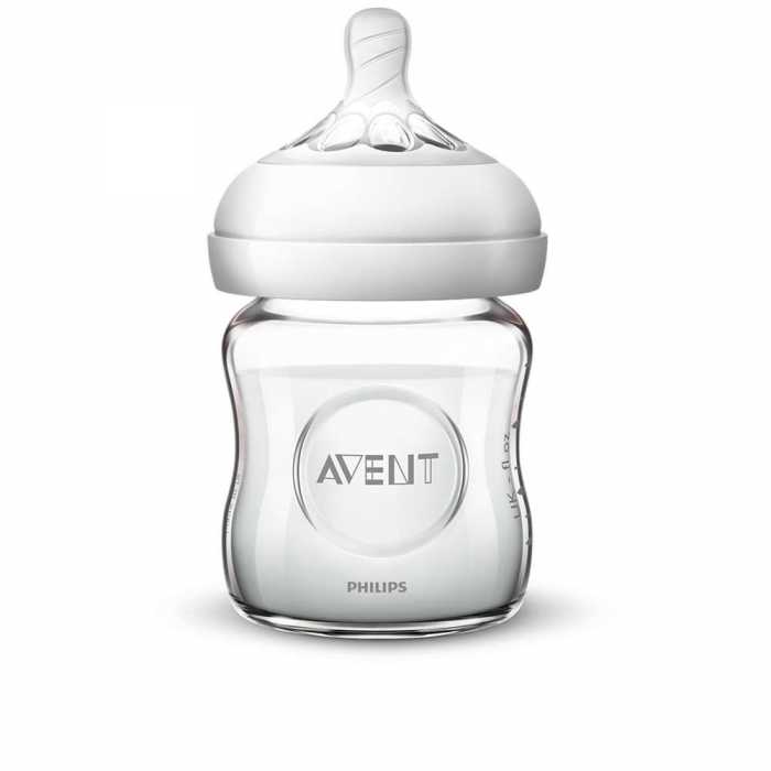 Philips Avent „Natural“ stiklinis kūdikių buteliukas