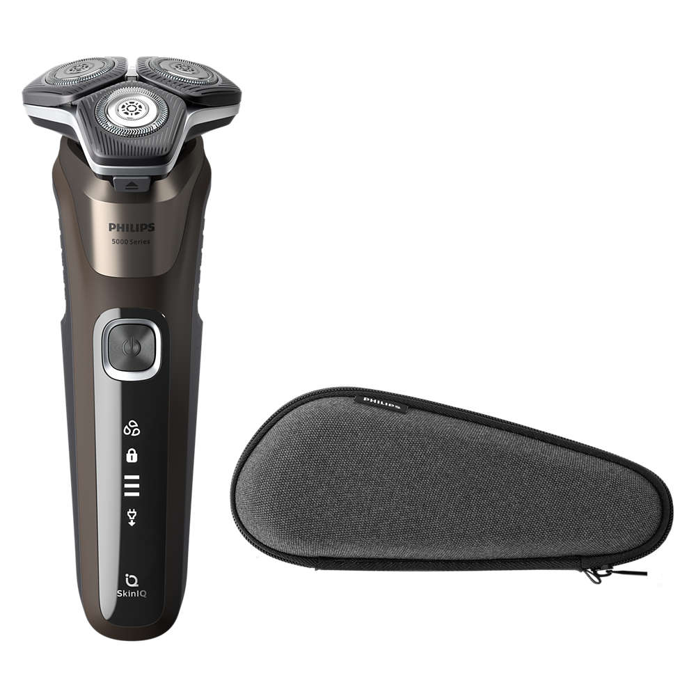 Pirkite Shaver Series 5000 Drėgnojo ir sausojo skutimo elektrinė barzdaskutė S5886/30 elektroninėje | Philips parduotuvėje