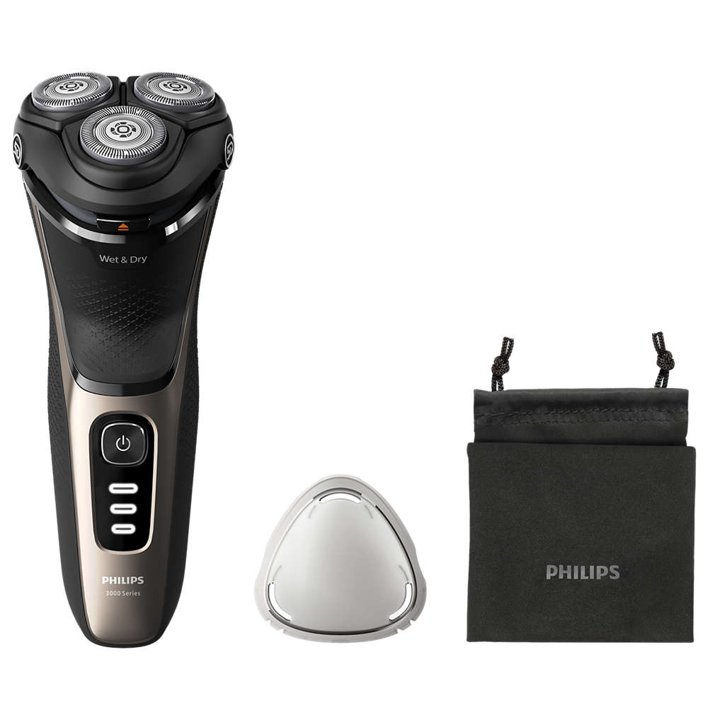 Pirkite Shaver 3000 Series Drėgnojo ir sausojo skutimo elektrinė barzdaskutė S3242/12 elektroninėje | Philips parduotuvėje